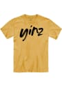 Pittsburgh Yinz Brush Script Comfort Colors Fashion T Shirt - Mustard Yellow