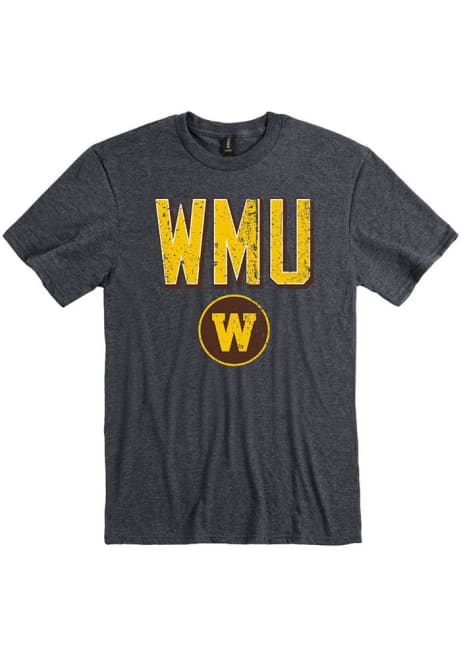 Western Michigan Broncos Initiate Graphic Short Sleeve T Shirt - Charcoal