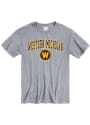 Western Michigan Broncos Arch Mascot T Shirt - Grey