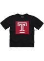 Temple Owls Toddler Primary Logo T-Shirt - Black