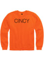 Cincinnati Disconnected Crew Sweatshirt - Orange