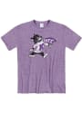 K-State Wildcats Snow Heather Willie T Shirt - Purple