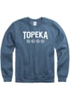 Main image for Topeka Blue Sunflower Arch Long Sleeve Crew Sweatshirt