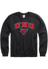 Main image for UNO Mavericks Mens Black Arch Mascot Long Sleeve Crew Sweatshirt