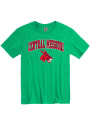 Central Missouri Mules Arch Practice T Shirt - Kelly Green