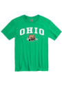 Ohio Bobcats Arch Practice T Shirt - Kelly Green