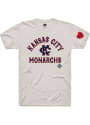 Kansas City Monarchs Rally Number 1 Fashion T Shirt - Oatmeal