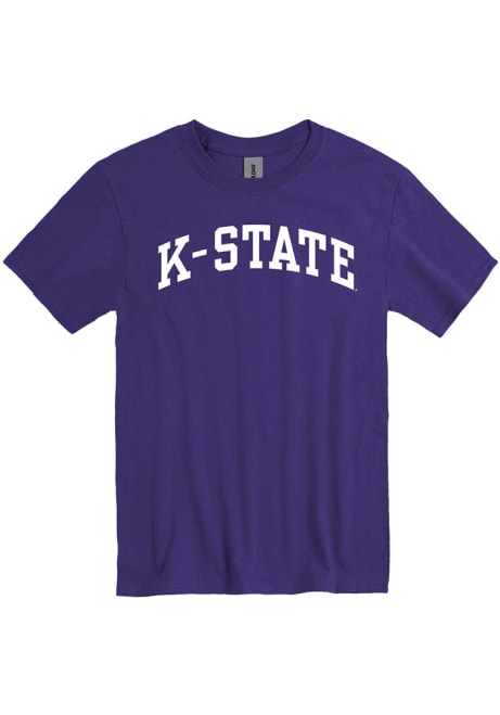 K-State Wildcats Wordmark Arch Short Sleeve T Shirt - Purple