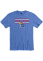 Kansas Jayhawks Rally Rock Chalk T Shirt - Blue