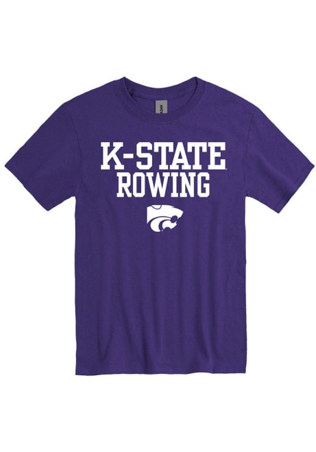 K-State Wildcats Rowing Short Sleeve T Shirt - Purple