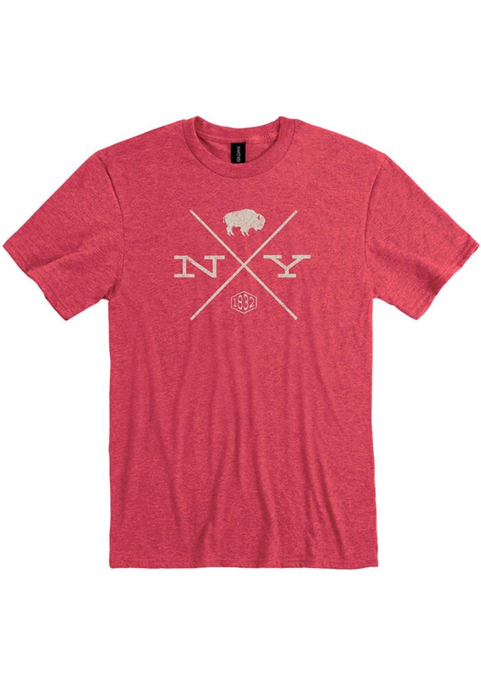 Buffalo Red NY X Buffalo Short Sleeve Fashion T Shirt - 22787917
