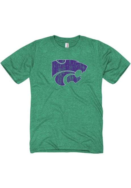 K-State Wildcats St. Pats Celebration Short Sleeve T Shirt - Green