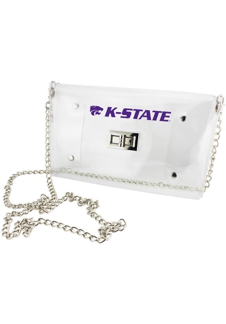 Stadium Approved Envelope K-State Wildcats Clear Bag - White