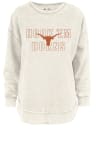 Main image for Texas Longhorns Womens Ivory Outline Crew Sweatshirt