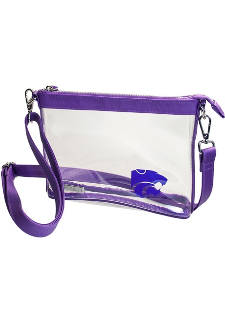 Small Stadium Approved K-State Wildcats Clear Bag - White