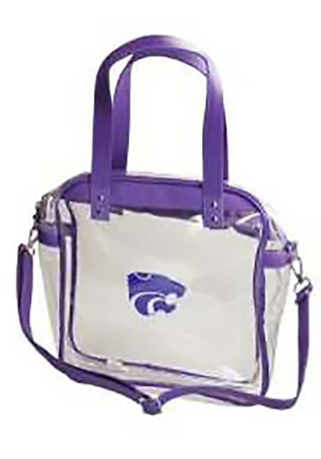 Stadium Approved Tote K-State Wildcats Clear Bag - White