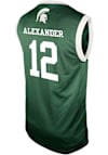 Main image for Isaline Alexander Mens Green Michigan State Spartans NIL Basketball Jersey