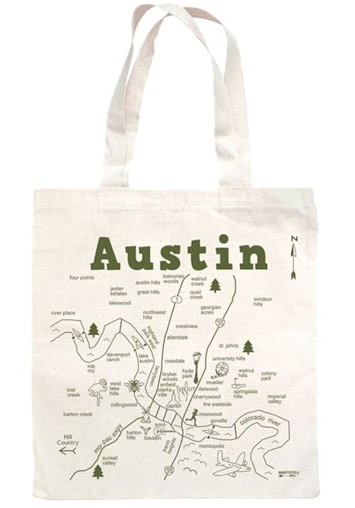 Austin Grocery Reusable Bag GREEN
