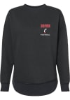 Main image for Carter Brown Rally Womens Black Cincinnati Bearcats NIL Embroidered Crew Sweatshirt