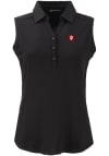 Main image for Womens Indiana Hoosiers Black Cutter and Buck Forge Eco Polo Shirt