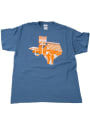 Whataburger Texas Blue State Shape Logo Short Sleeve T Shirt