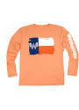 Texas Flag T Shirt - Orange