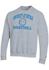 Main image for Mens Buffalo Bulls Grey Champion Basketball Powerblend Crew Sweatshirt