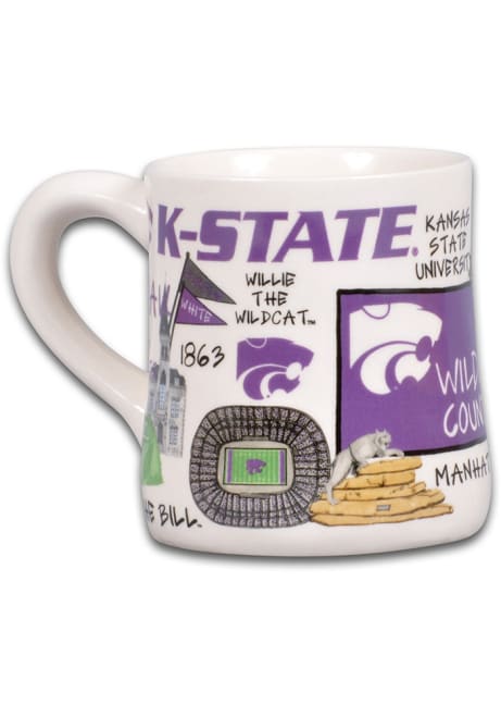 Purple K-State Wildcats 20 oz. Mug