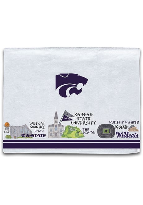 Purple K-State Wildcats 16 inch x 26 inch Towel