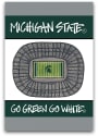 Michigan State Spartans Stadium Garden Flag