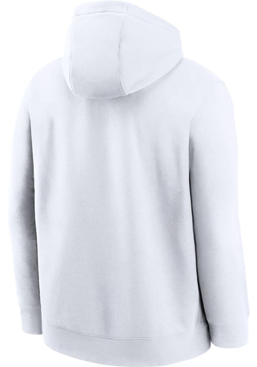 Nike Michigan State Spartans Mens White Sparty Playing Basketball Long Sleeve Hoodie