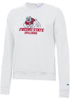Main image for Champion Fresno State Bulldogs Womens White Powerblend Crew Sweatshirt
