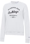 Main image for Champion Alabama A&M Bulldogs Womens White Powerblend Crew Sweatshirt