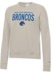 Main image for Champion Boise State Broncos Womens Brown Powerblend Crew Sweatshirt