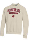 Main image for Champion Washington State Cougars Mens Oatmeal Powerblend Long Sleeve Crew Sweatshirt