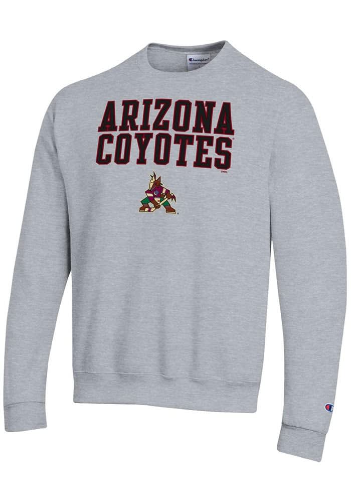 Champion Arizona Coyotes Powerblend Crew Sweatshirt Grey