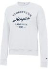 Main image for Champion Georgetown Hoyas Womens White Powerblend Crew Sweatshirt