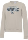 Main image for Champion Gonzaga Bulldogs Womens Brown Powerblend Crew Sweatshirt
