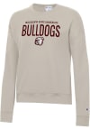 Main image for Champion Mississippi State Bulldogs Womens Brown Powerblend Crew Sweatshirt