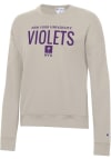 Main image for Champion NYU Violets Womens Brown Powerblend Crew Sweatshirt