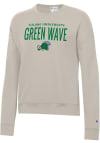 Main image for Champion Tulane Green Wave Womens Brown Powerblend Crew Sweatshirt