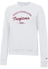 Main image for Womens USC Trojans White Champion Powerblend Crew Sweatshirt