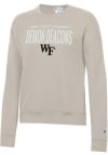 Main image for Champion Wake Forest Demon Deacons Womens Brown Powerblend Crew Sweatshirt
