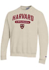 Main image for Champion Harvard Crimson Mens Brown Powerblend Long Sleeve Crew Sweatshirt