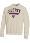 Main image for Champion Liberty Flames Mens Brown Powerblend Long Sleeve Crew Sweatshirt