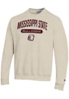 Main image for Champion Mississippi State Bulldogs Mens Brown Powerblend Long Sleeve Crew Sweatshirt