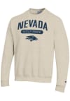 Main image for Champion Nevada Wolf Pack Mens Brown Powerblend Long Sleeve Crew Sweatshirt