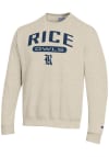 Main image for Champion Rice Owls Mens Brown Powerblend Long Sleeve Crew Sweatshirt
