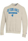 Main image for Champion Seton Hall Pirates Mens Brown Powerblend Long Sleeve Crew Sweatshirt
