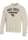 Main image for Champion Wake Forest Demon Deacons Mens Brown Powerblend Long Sleeve Crew Sweatshirt